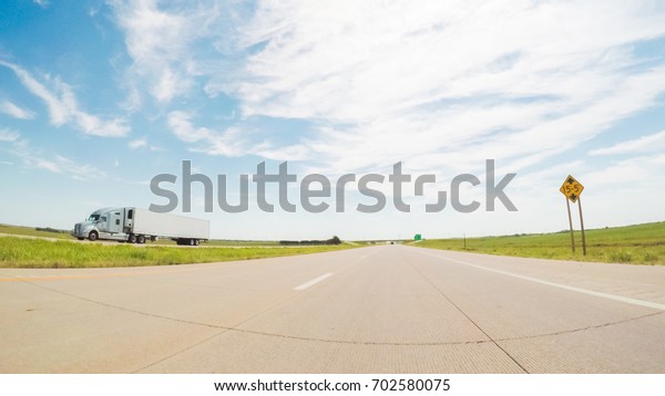 POV point of view - Traveling East on Interstate\
Highway 70.