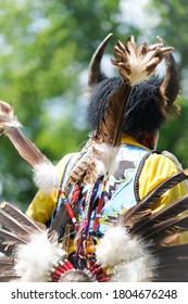 Pow wow of Huron and Wendat communities in Wendake (Quebec, Canada). - Shutterstock ID 1804676248