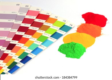 powder coating products and color chart