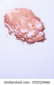 powder of different colors on a white background in the form of an abstract background