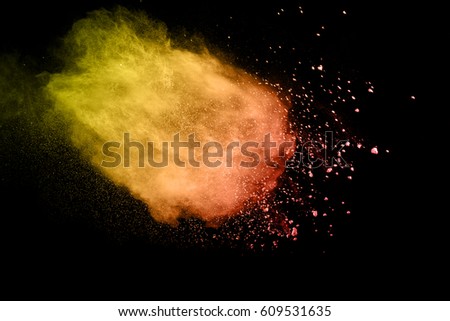 Powder explosion.