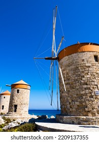 Powder Mills At Mandraki Harbour Rhodes