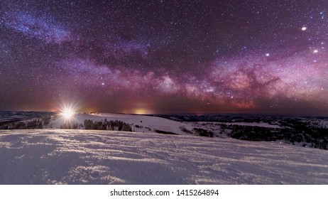 Powder Mountain Utah Milky Way