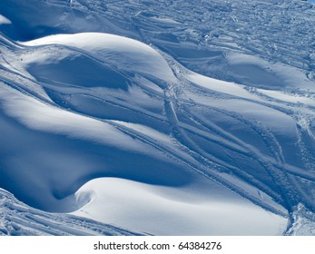 Powder Snow And Ski Trails ST Gervais French Alps France