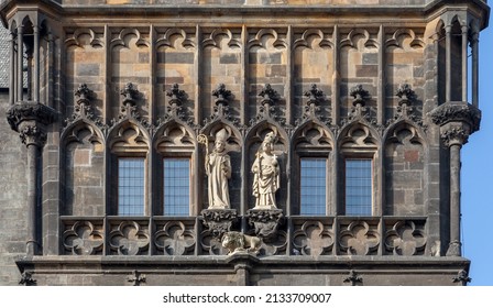 Powder Tower In Prague, Czech Republic, Architecture Detail