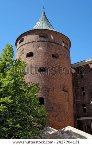 Powder tower, riga, latvia, baltic states, europe