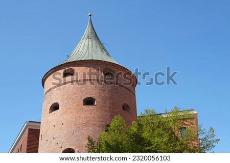 Powder Tower of Riga originally a part of the defensive system of the town, Latvia 