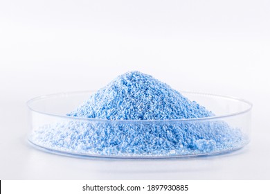 powdered iron oxide, blue pigment, used in crafts, civil construction, concrete, grout, paints, plastics, rubber, paper and wood. - Shutterstock ID 1897930885