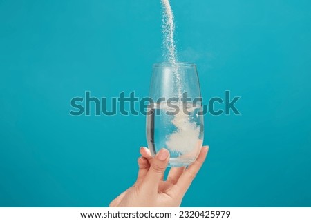 Powdered medicine being poured from above into a glass of water. Every medication has a purpose and is prescribed for a reason