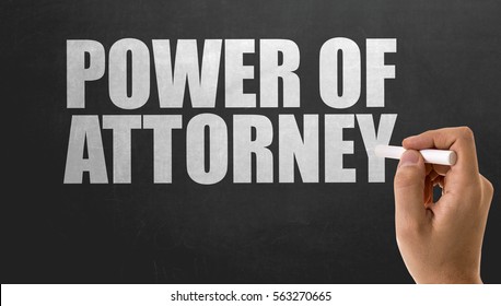 Power of Attorney - Shutterstock ID 563270665
