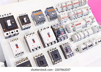 Power automatic electrical switches and modular equipment on exhibition