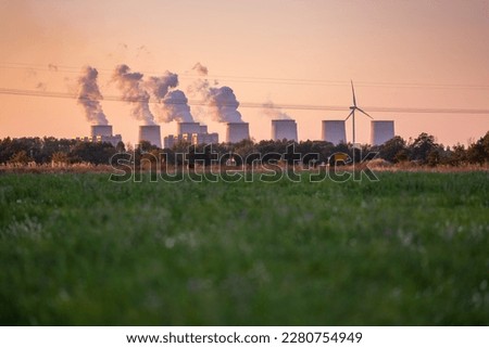 Power blocks of the power station in Jänschwalde

