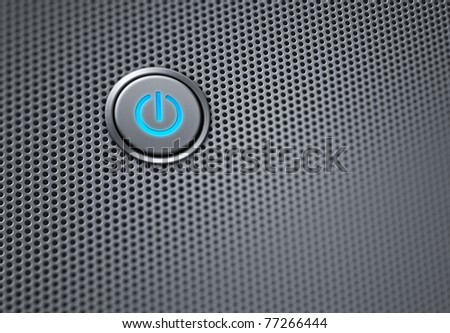 power button macro with narrow focus