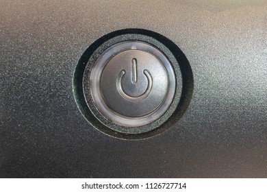 power button on back background