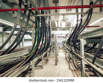 Power Cables Instrument Cables Were Installed Stock Photo (Edit Now ...