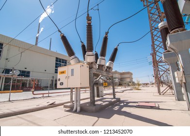 Power Circuit Breaker In Substation, Geothermal Power Plant. MEXICO