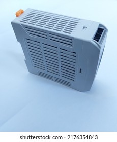 Power Converter AC To DC 24v On White Background