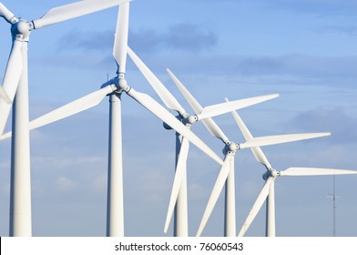 Power Generation Wind Farm 35m In Height To The Hub And A Rotor Diameter Of 37m On Royd Moor