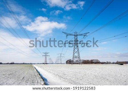 Similar – Image, Stock Photo high voltage Technology