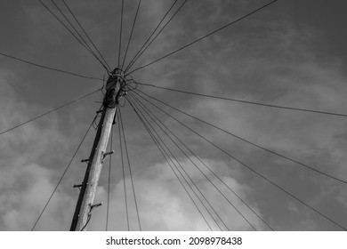 power lines and sky in the background