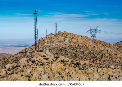 Power Lines In The Southern California Desert