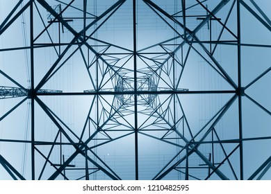 Power lines at Sunset - Powered by Shutterstock