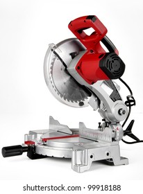 Power Miter Saw (chopsaw) On White Background.