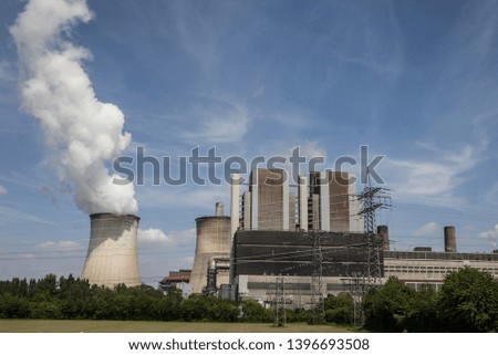 Similar – Foto Bild Windkraft und fossile Energie