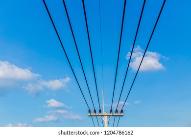 Power Poles Beautiful Sky Stock Photo 1204786162 | Shutterstock