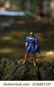 Power Ranger Action Figure In Woods, March, Turkey 2022