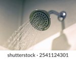 Power Shower Head in use