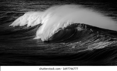 Ocean Waves Black White Hd Stock Images Shutterstock