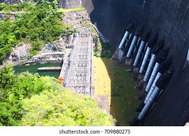 Power Station At Bhumibol Dam, Tak Thailand