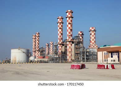 Power Station Plant In Muharraq. Bahrain, Middle East