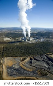 Power Station,coal Fired Power Station In N.S.W.Australia.