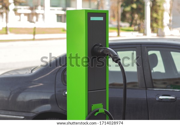 Power supply for electric car charging. Electric\
car charging station