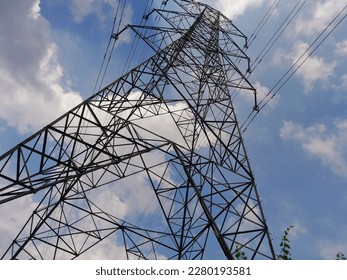 power of supply tower images - Shutterstock ID 2280193581