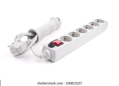 power surge - isolated on white background - Shutterstock ID 100813237
