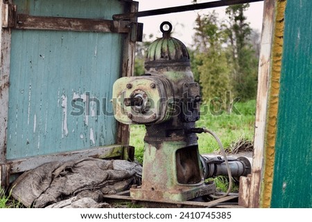 Power take off pump in green