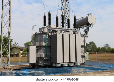 Power Transformer In 115 Kv Sub Station.