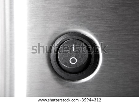 Powerbutton - close-up.