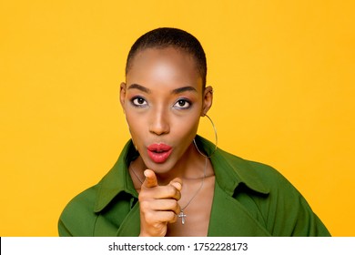 Powerful Beautiful African American Woman Leader Stock Photo 1752228173 ...