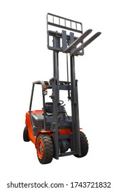 Powerful Electric Forklift, Front View