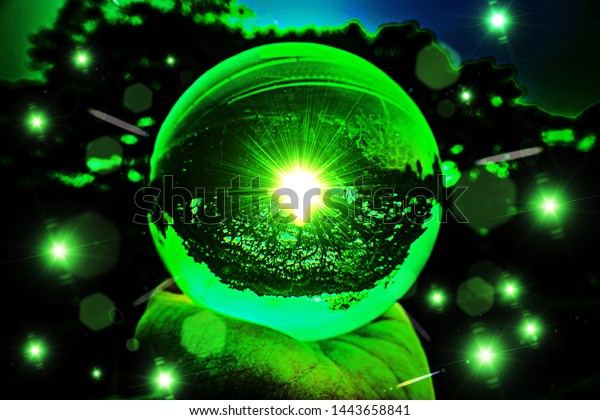 Powerful nature spiritual magic\
sphere,Fortune teller, divide power, world and earth\
spirit.