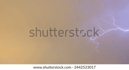 A powerful storm with stunning yet perilous lightning at night.