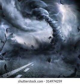 Powerful Tornado - Dramatic Destruction