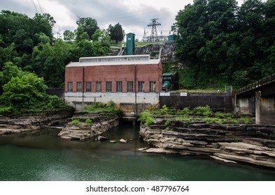 Powerhouse For The Tennessee Valley Authority's Great Falls Dam