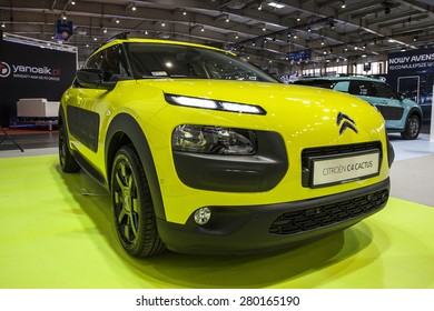 POZNAN - APRIL 10: CitroÃ«n C4 Cactus Shown At The Poznan Motor Show On April 10, 2015 In Poznan, Poland.