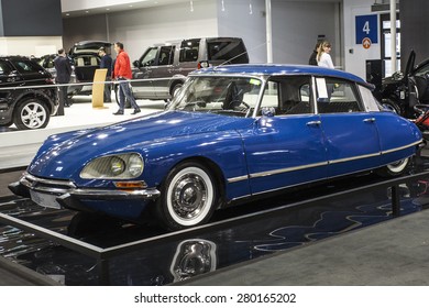 POZNAN - APRIL 10: CitroÃ«n DS 21 Shown At The Poznan Motor Show On April 10, 2015 In Poznan, Poland.