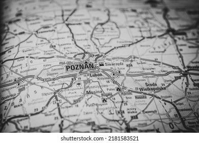 Poznan On The Europe Map